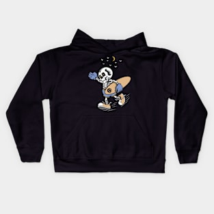 Surf and skull Kids Hoodie